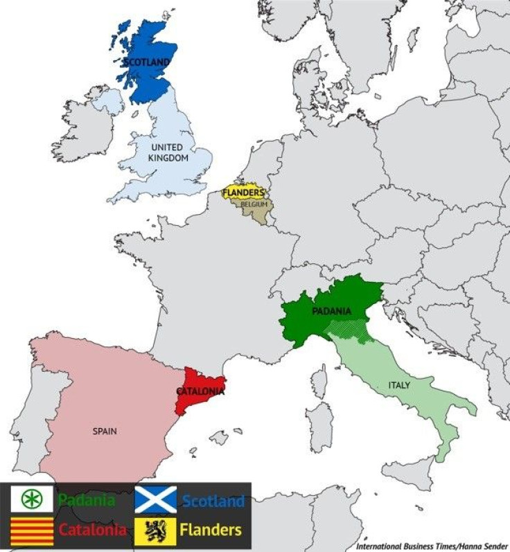 European Countries With Separatist Movements