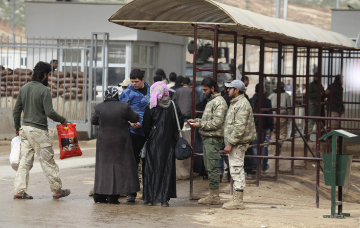 Bab al Hawa border crossing in Turkey