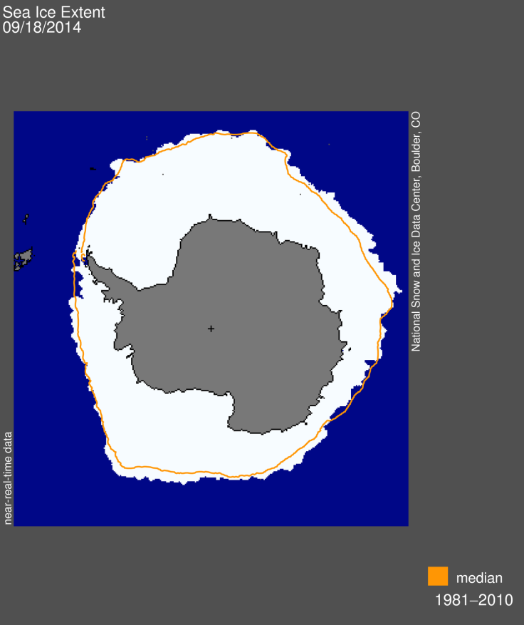 Antarctica Sea Ice Map 
