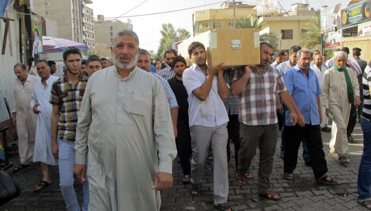 Baghdad car bomb funeral