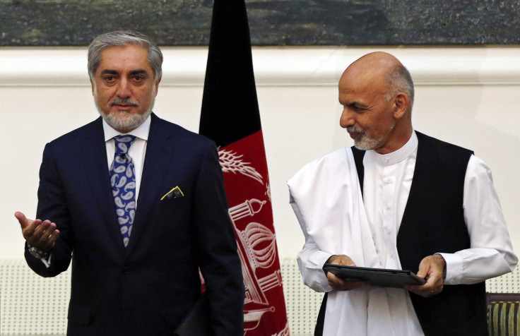 Afghanistan Presidential Candidates Abdullah Abdullah and Ashraf Ghani