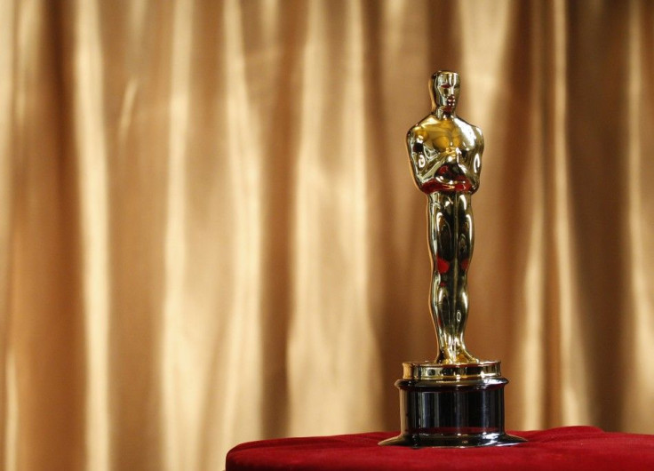 An Oscar statuette is displayed at the &quot;Meet the Oscars&quot; exhibit at Grand Central Station in New York