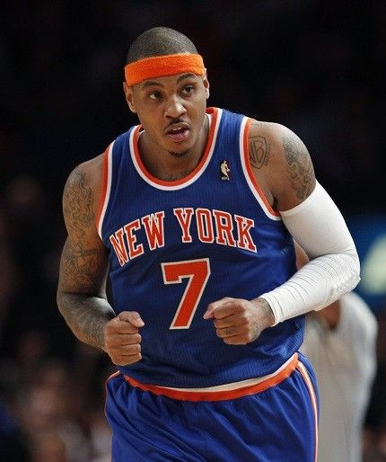 Carmelo Anthony makes his road debut for the Knicks
