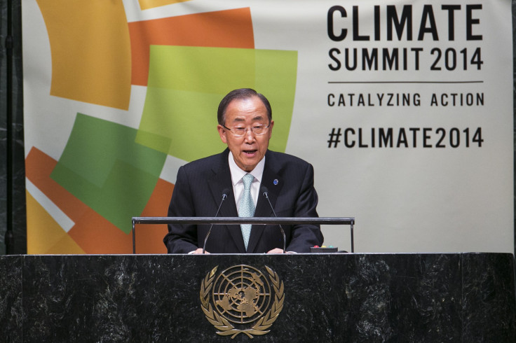 UN Climate Summit Ban Ki-moon Finance