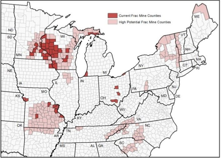 Frack Sand 12 States