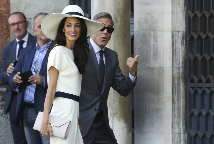 Amal Alamuddin and George Clooney