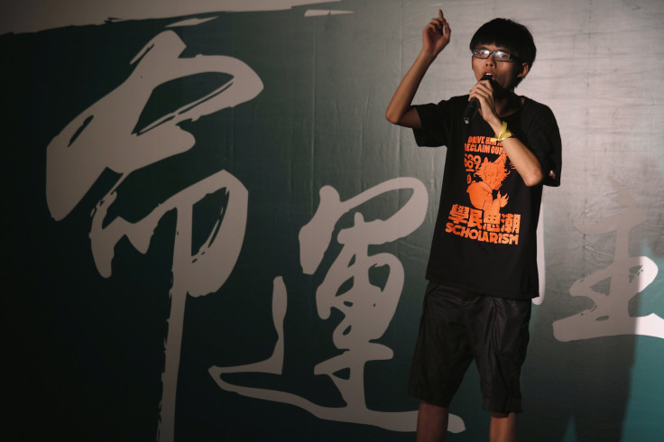 Hong Kong protest leader Joshua Wong