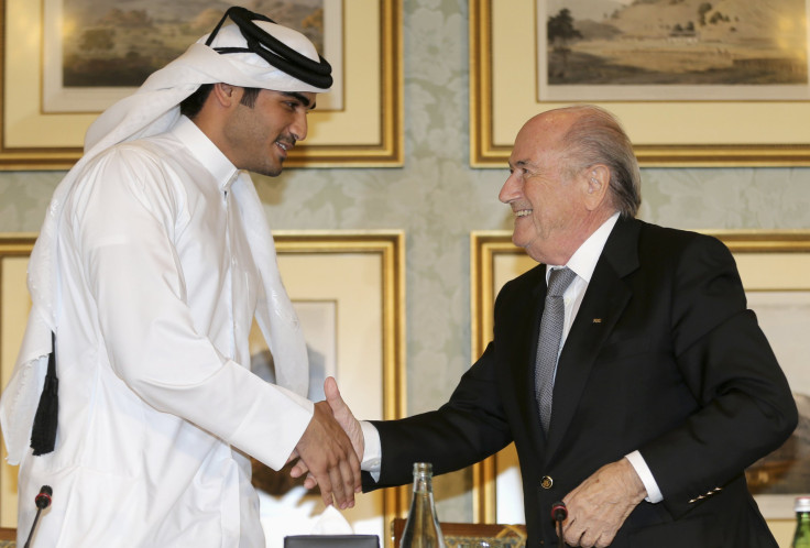 Sepp Blatter meets with Sheikh Mohammed Al-Thani