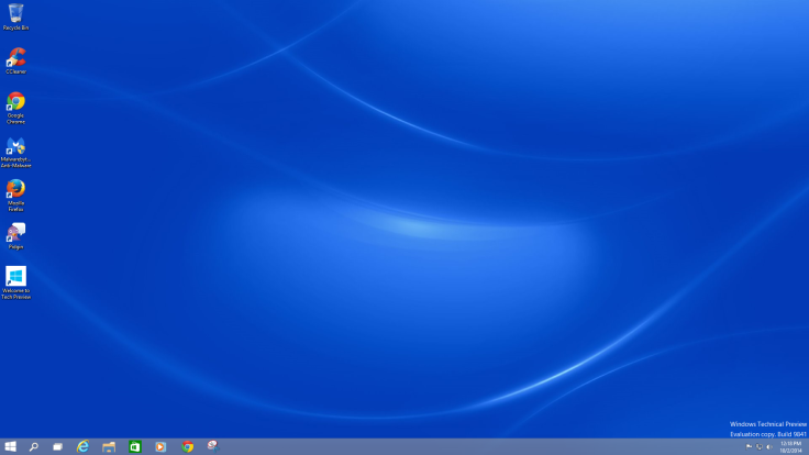 W10 Welcome Desktop