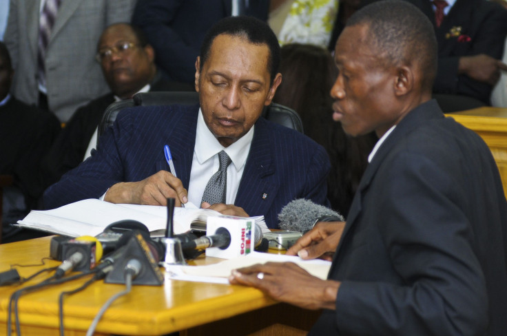 Jean-Claude Duvalier, Feb. 28, 2013