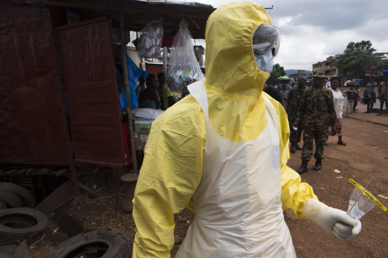 Ebola health worker