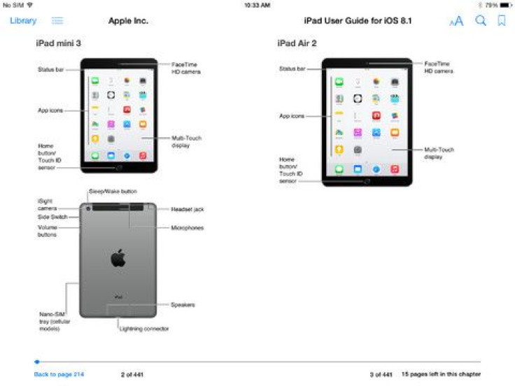 iPad User Guide For iOS 8