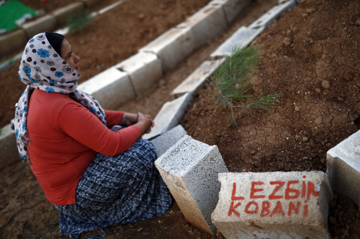battle of Kobani, Kurdish graves