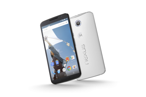Nexus 6 Hero Image Cloud White