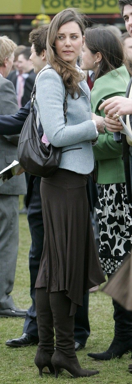 Kate Middleton at a horse racing festival
