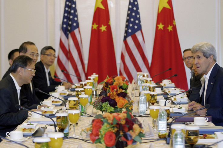 Yang Jiechi and John Kerry, Oct. 18, 2014