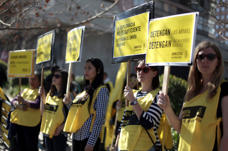 Activists from Amnesty International