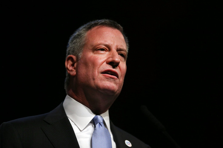 New York Mayor Bill de Blasio