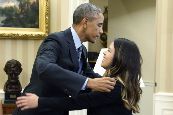 U.S. President Barack Obama-Nina Pham, Oct. 24, 2014