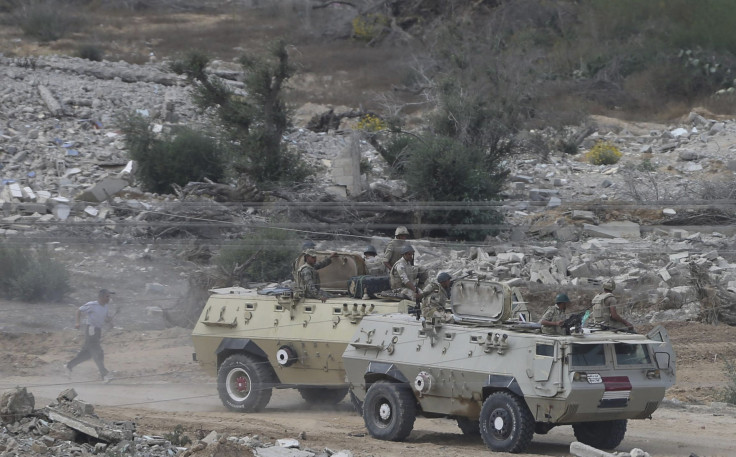 Egyptian Soldiers, Rafah, Oct. 30, 2014