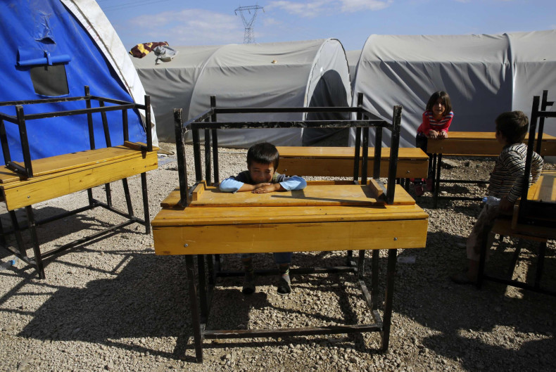 Syrian Kurdish Refugee Children, Kobani, Nov. 2, 2014