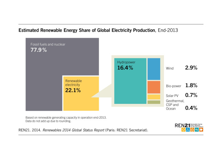 REN 21 Renewables Chart