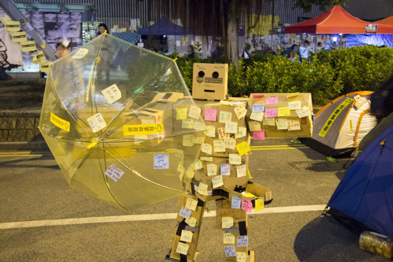 Hong Kong protests sculpture