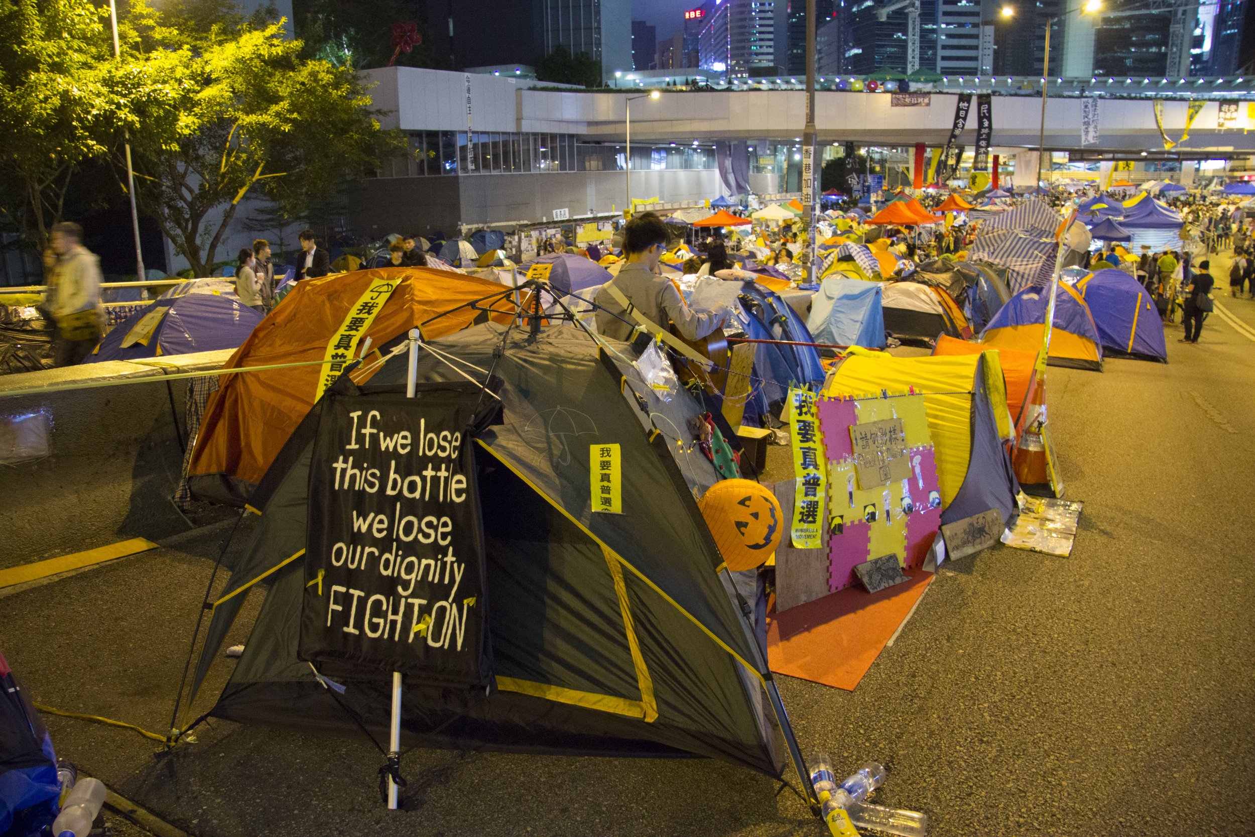 Hong Kong Protests: Inside Occupy Central's Tent City | IBTimes