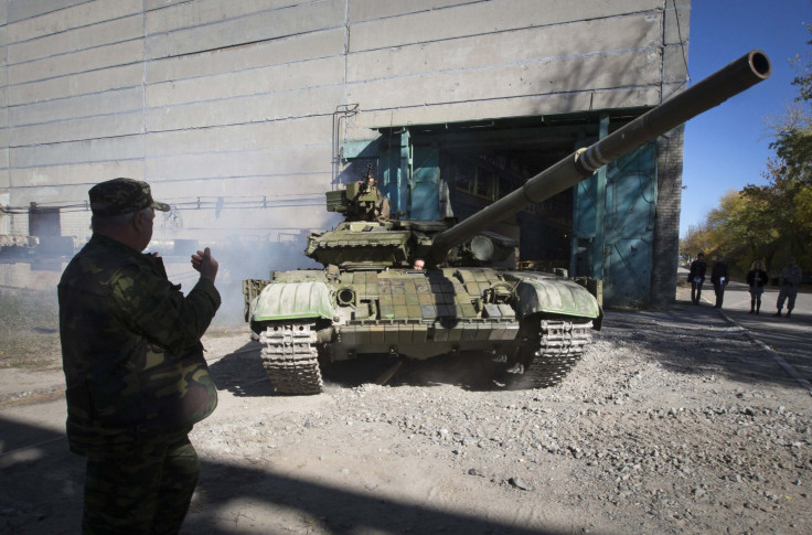 Pro-Russian rebel tank