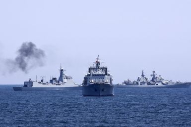 Russian warships in the Mediterranean  