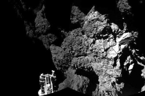 Philae probe on the comet