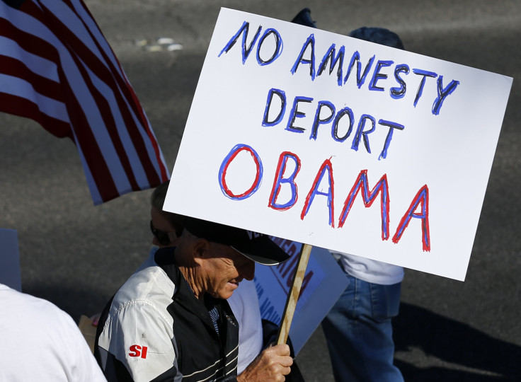 anti Obama immigration sign