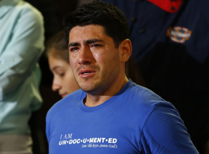 Jose Patino at Obama immigration speech