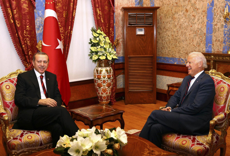 U.S. Vice President Joe Biden, Turkey’s President Tayyip Erdogan