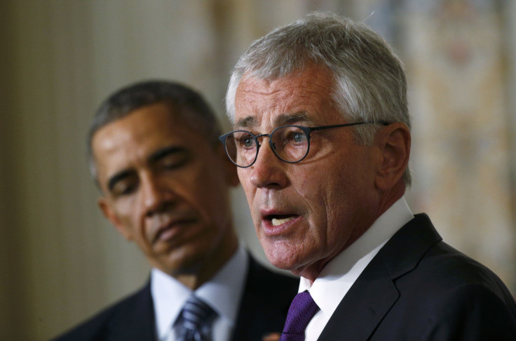 Hagel and Obama