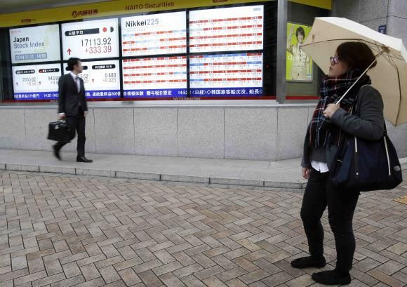 Japan's Nikkie average, stock prices