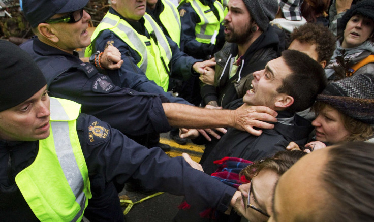 Kinder Morgan Protesters, Nov. 20, 2014