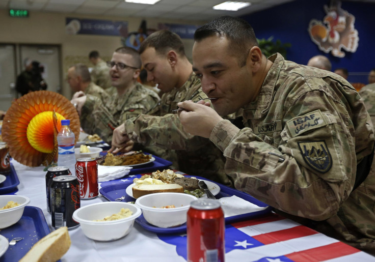 US troops thanksgiving Afghanistan