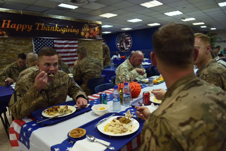 US troops thanksgiving Kabul