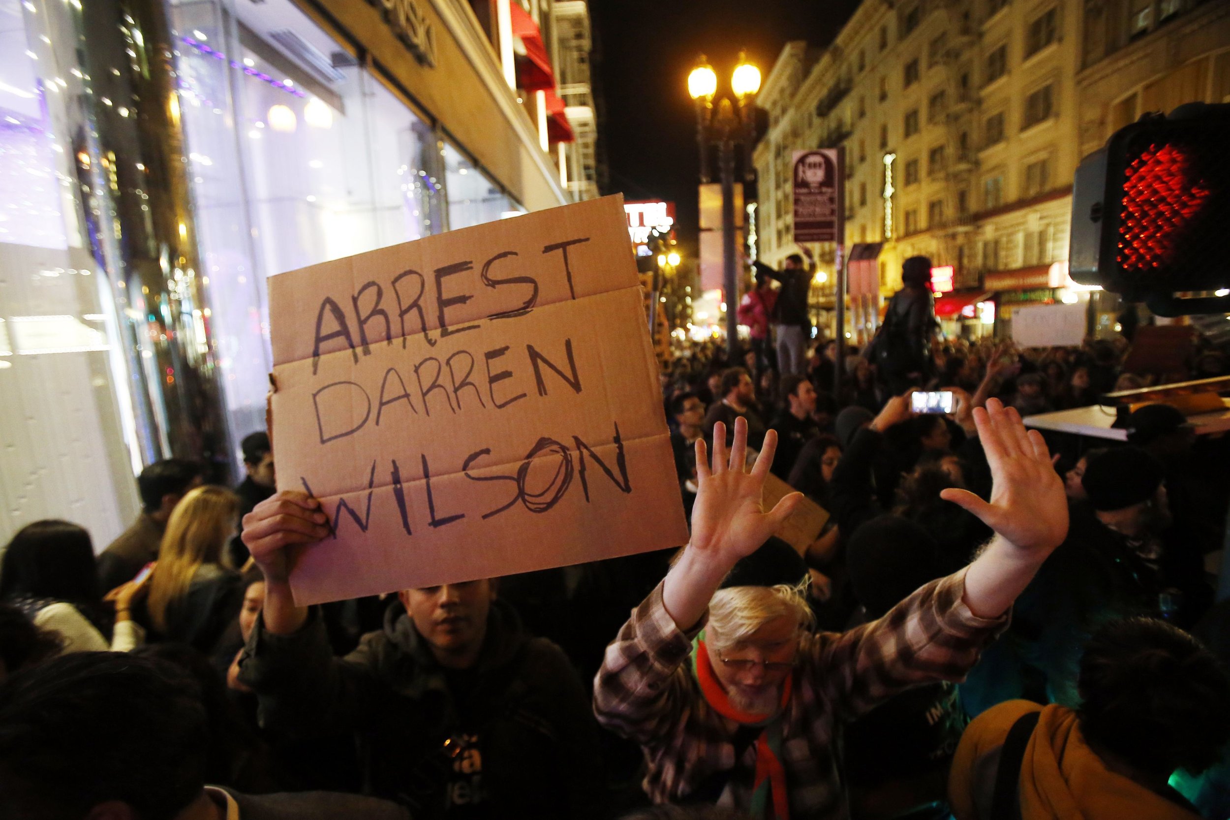 Ferguson Black Friday Protests In Photos St. Louis Shopping Malls