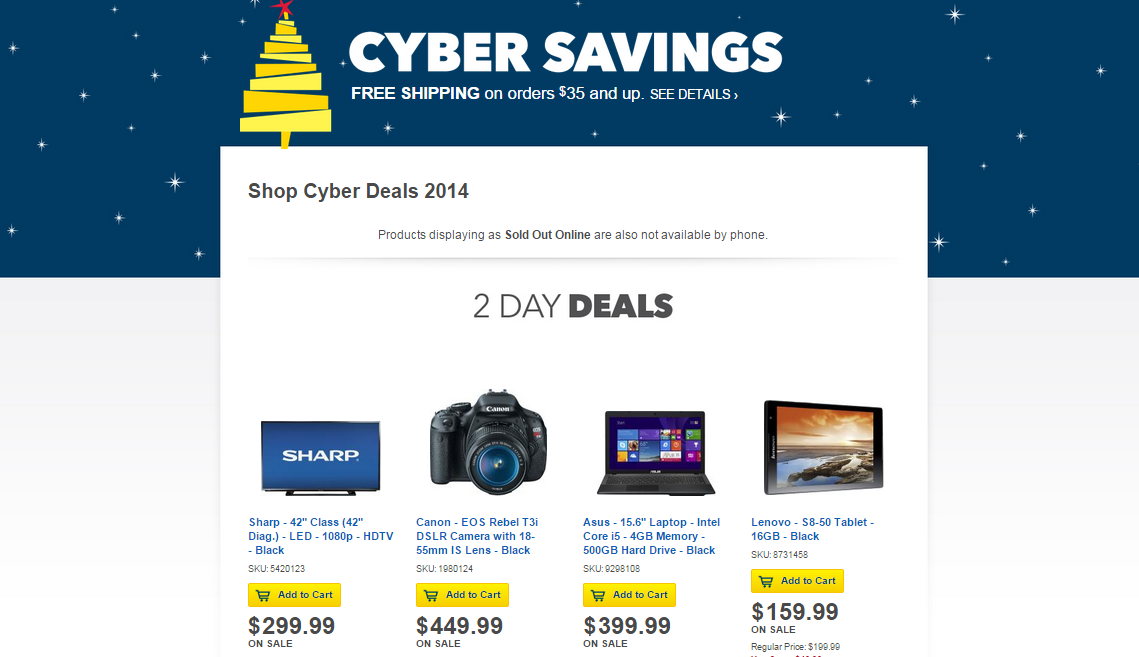 Cyber Monday 2014 Sales: The Best Deals From Macy's, Best Buy, Staples ...