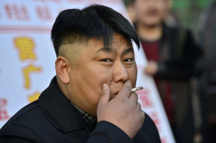 Kim Jong Un smoking