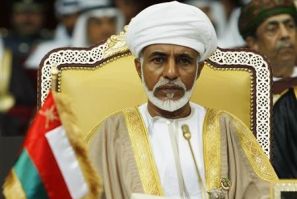 Oman's leader Sultan Qaboos bin Said 