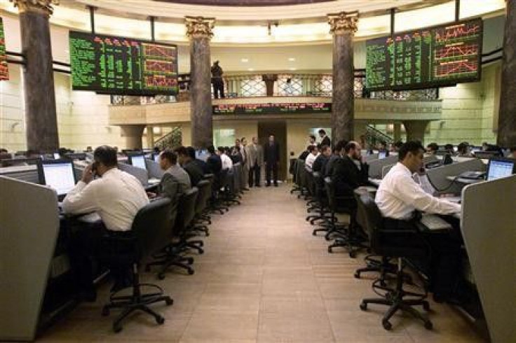 A view of the Cairo stock exchange 