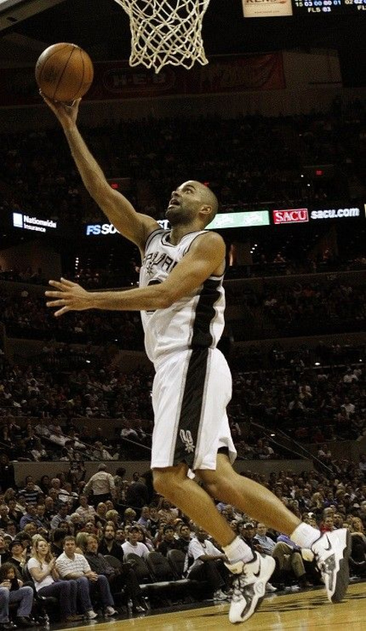 Tony Parker is expected to miss two-to-four weeks with a calf injury