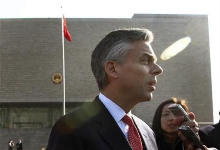U.S. ambassador to China decries violence against media