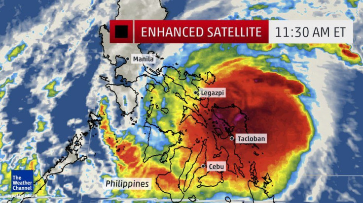 Typhoon Hagupit infrared satellite
