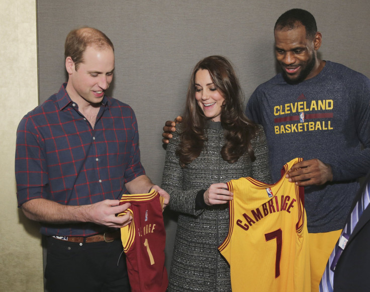 Prince William, Kate Middleton, LeBron James