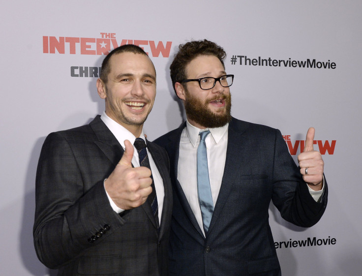 Seth Rogen, James Franco at "The Interview" premiere 