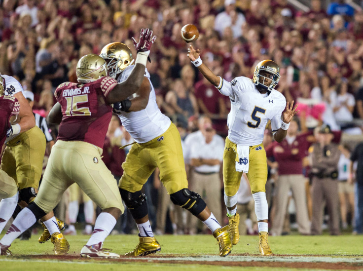 Everett Golson Notre Dame 2014